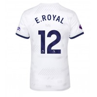 Stroje piłkarskie Tottenham Hotspur Emerson Royal #12 Koszulka Podstawowej dla damskie 2023-24 Krótki Rękaw